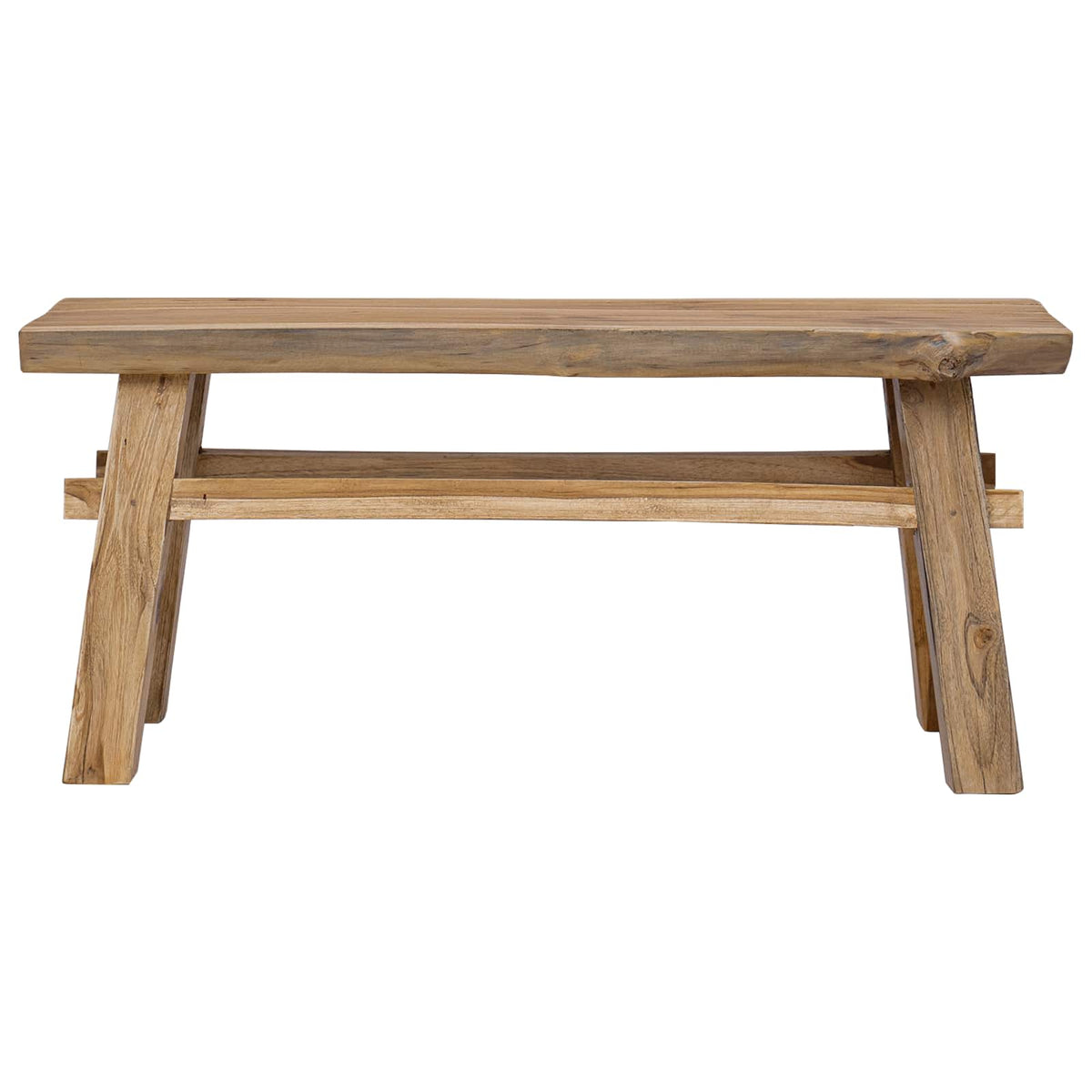 bænk Naturfarvet 100 x 29 x 43,5 cm Massiv Teaktræ
