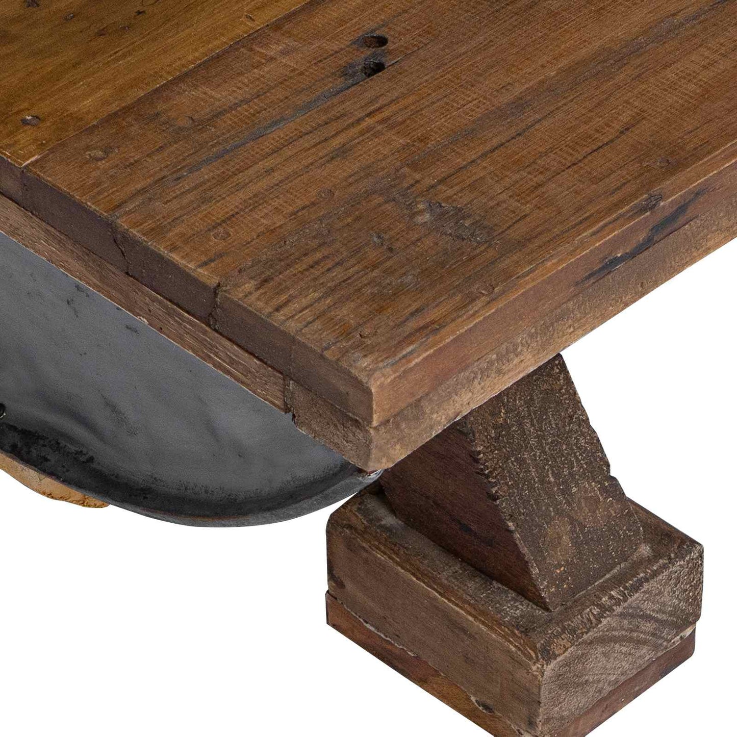 Sofabord Naturfarvet 90 x 50 x 35 cm træ