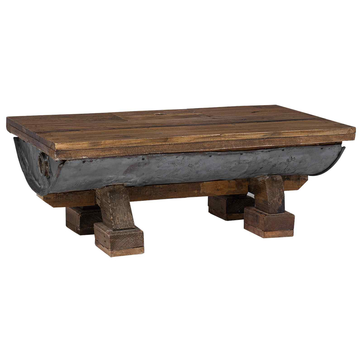Sofabord Naturfarvet 90 x 50 x 35 cm træ