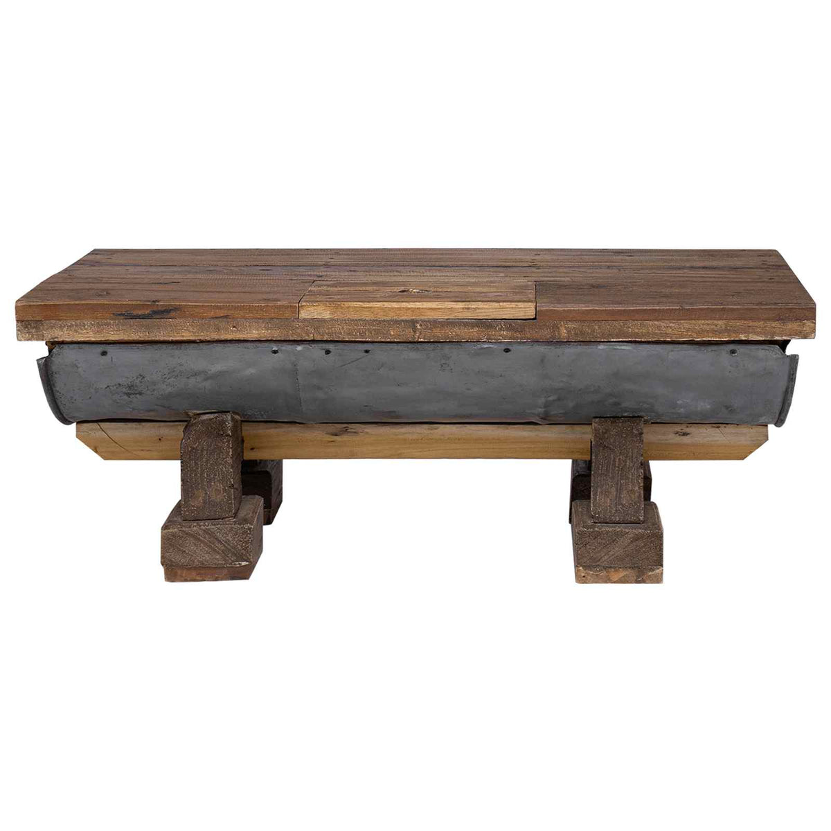 Sofabord Naturfarvet 90 x 50 x 35 cm træ