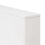 Havemøbelsofa Hvid 134 x 60 x 62 cm Massiv fyrretræ