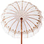 Balinesisk parasol med base Cremefarvet 185 x 185 x 260 cm