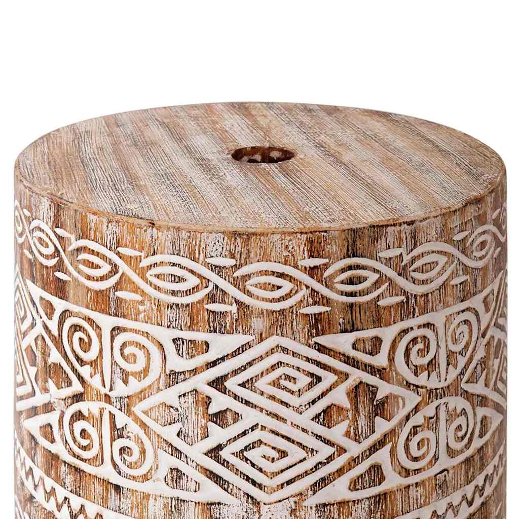 Balinesisk parasol med base Cremefarvet 185 x 185 x 260 cm