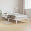 Sengestel Hvid 215,5 x 95,5 x 69,5 cm Massivt fyrretræ