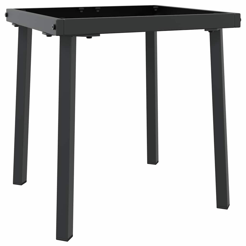 Solstol 2 stk. polyrattan Sort og Brunt
