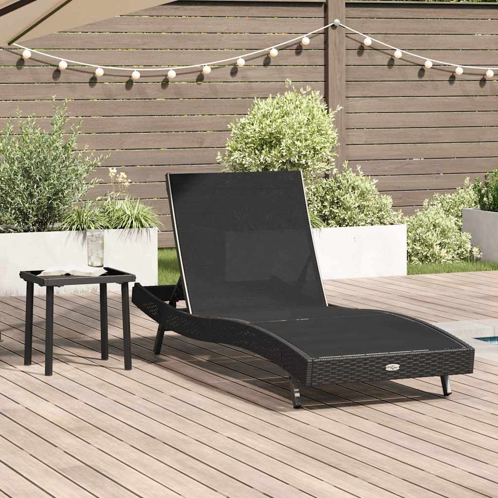 Solstol 2 stk. polyrattan Sort