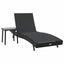 Solstol 2 stk. polyrattan Sort