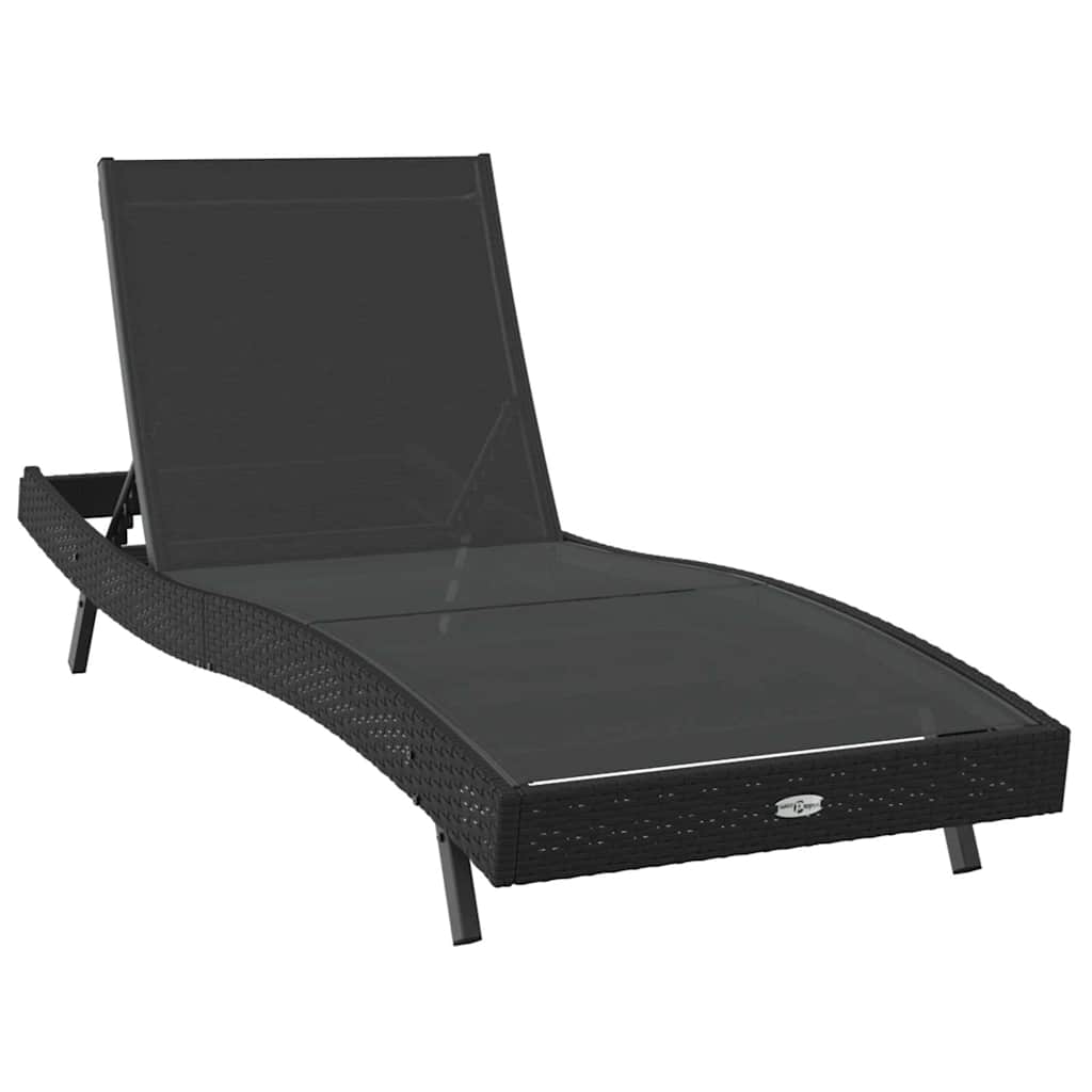 Solstol 2 stk. polyrattan Sort