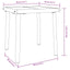 Solstol 2 stk. polyrattan Sort og Hvid