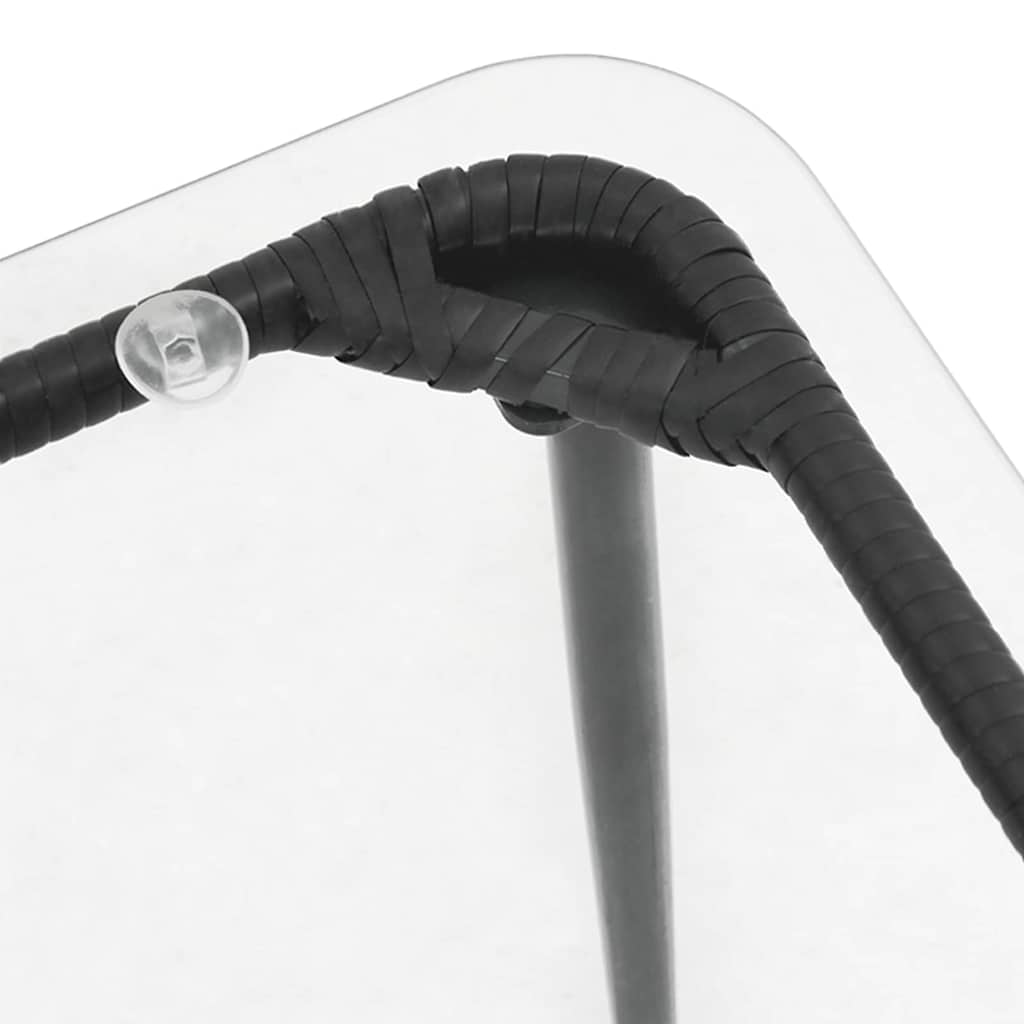 Havemøbel Bord Sort 80 x 40 x 45 cm polyrattan