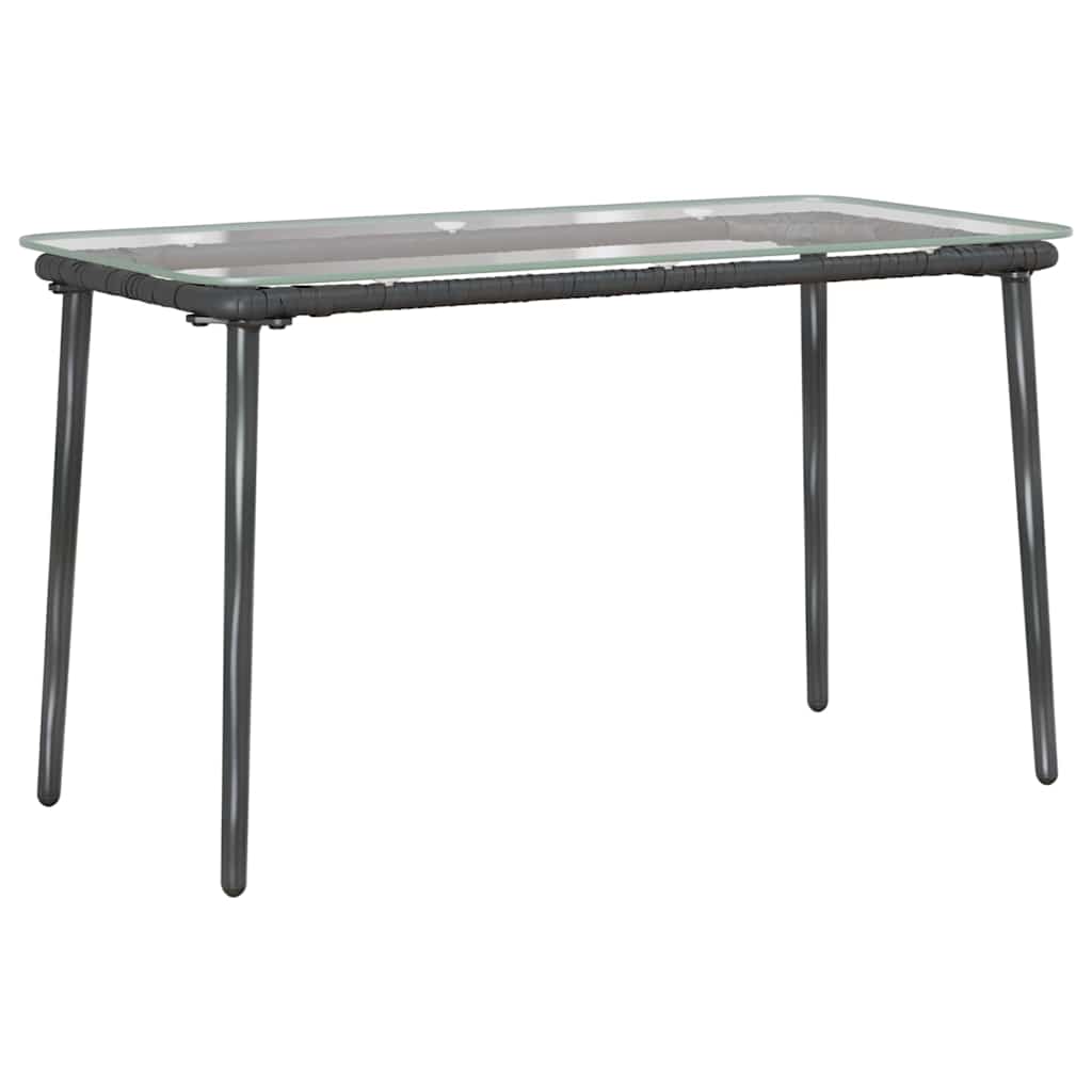 Havemøbel Bord Sort 80 x 40 x 45 cm polyrattan