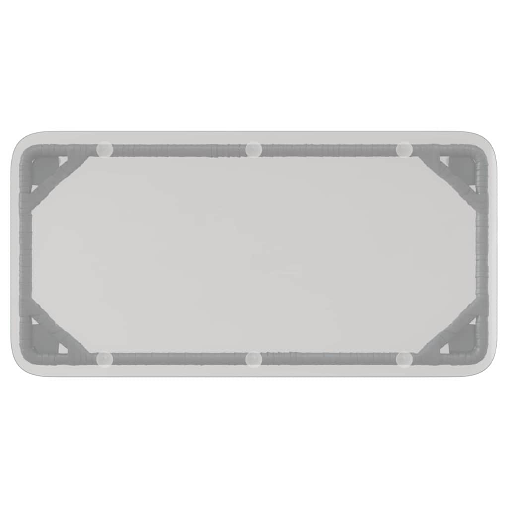 Havemøbel Bord Sort 80 x 40 x 45 cm polyrattan