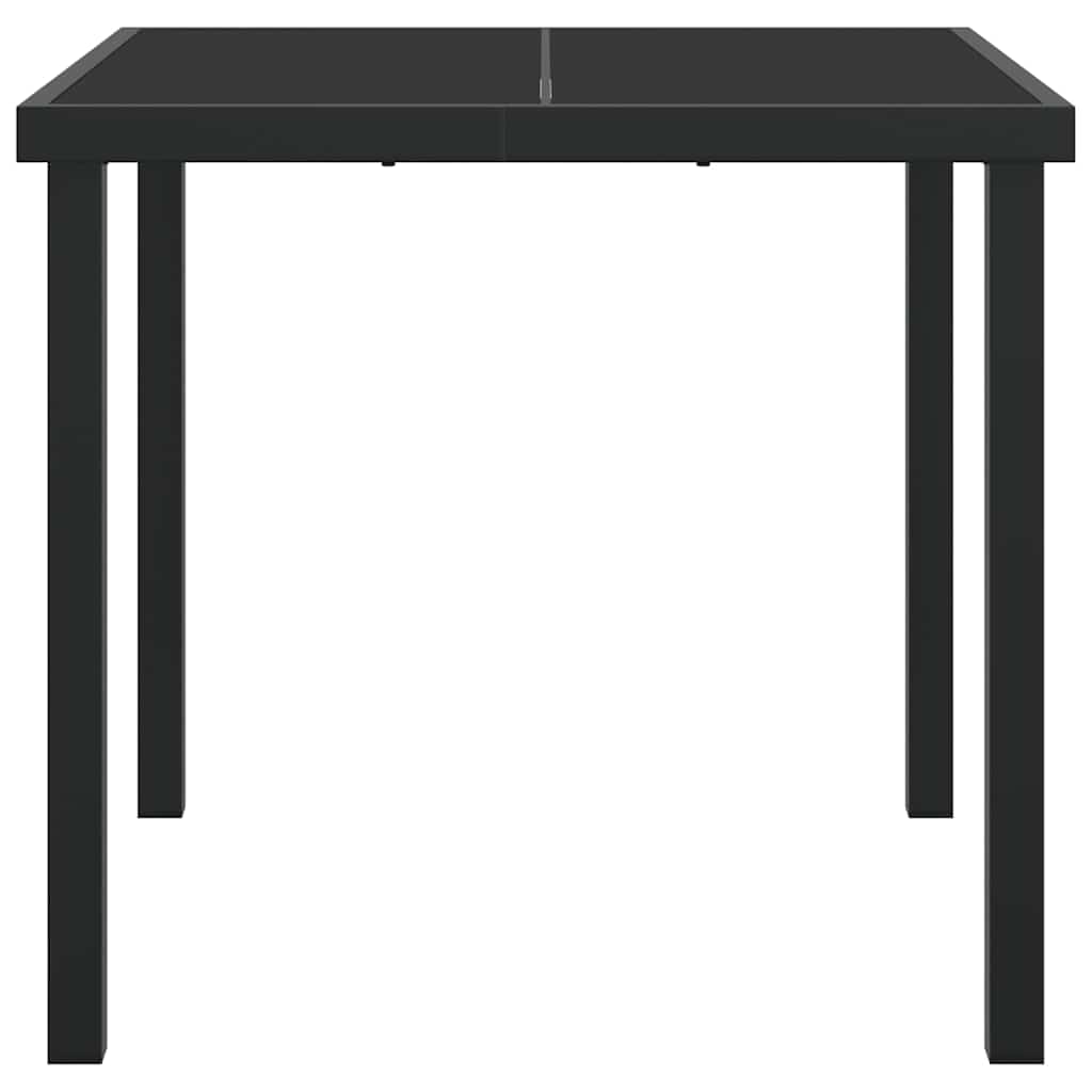 Havemøbel Bord Sort 80 x 80 x 73 cm Metal