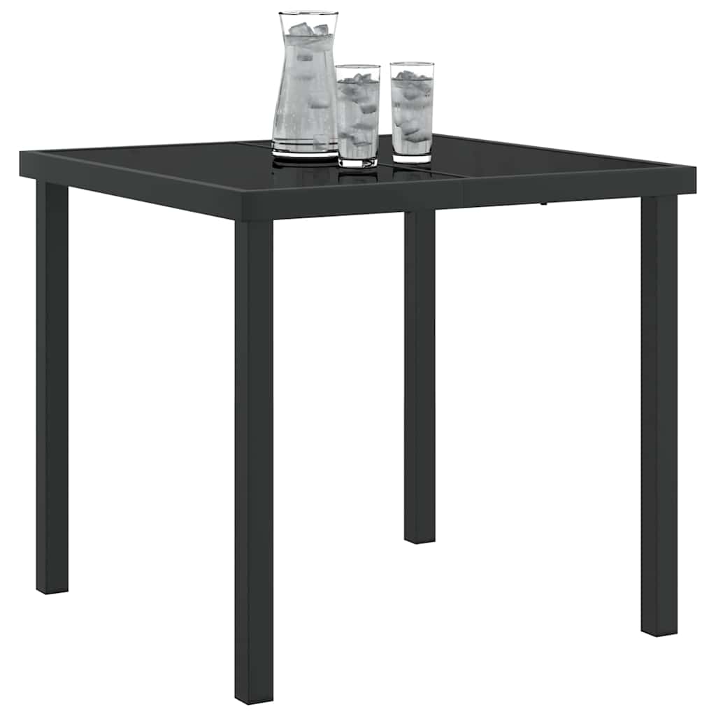 Havemøbel Bord Sort 80 x 80 x 73 cm Metal
