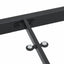 Havemøbel Bord Sort 200 x 80 x 73 cm Metal