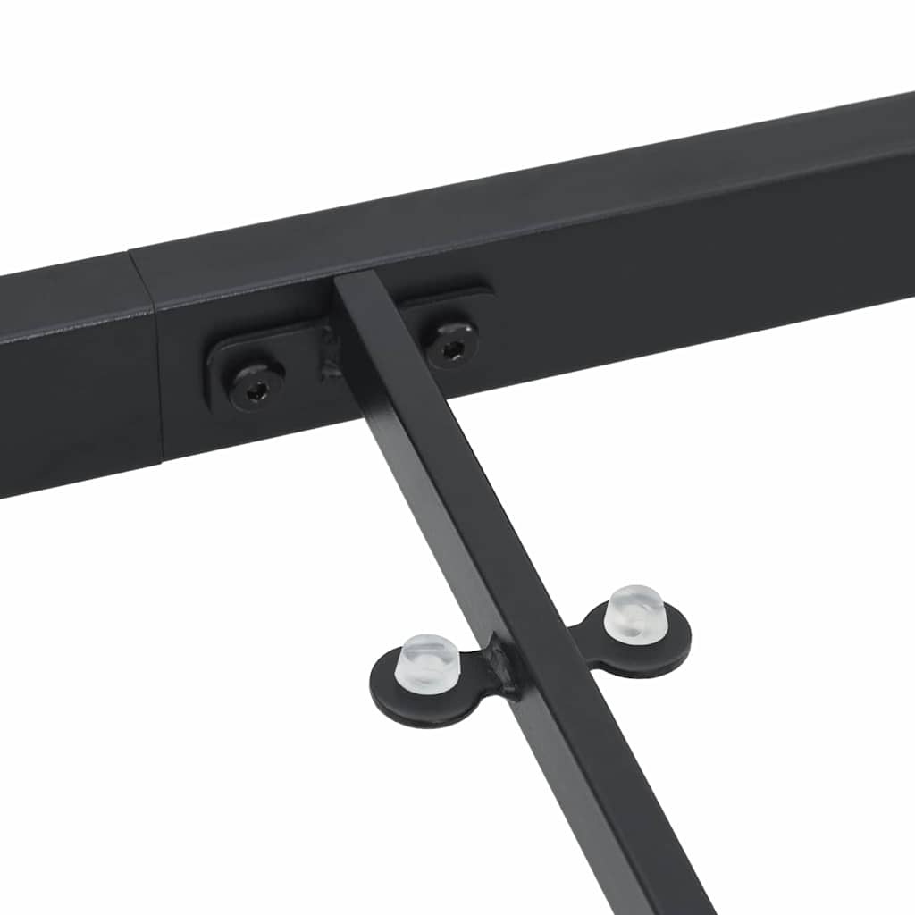Havemøbel Bord Sort 200 x 80 x 73 cm Metal