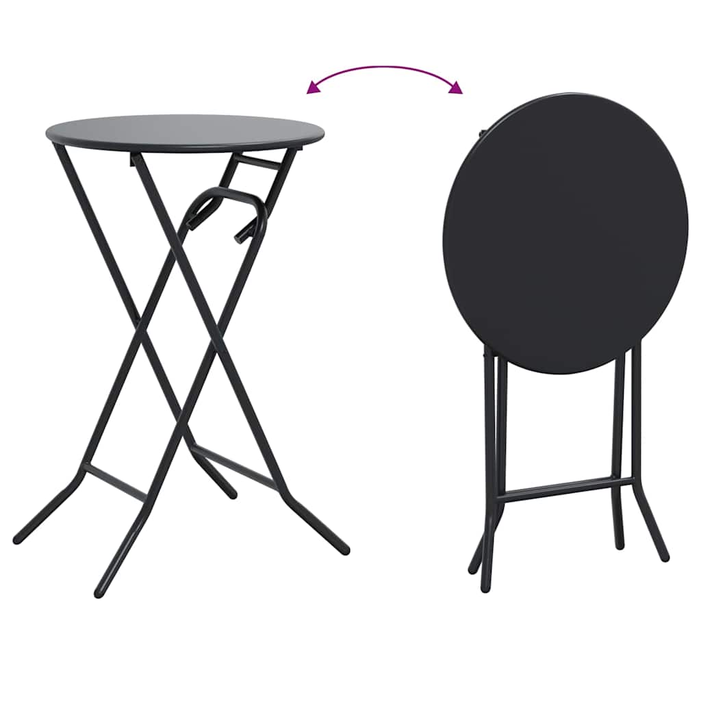 Havemøbel Bord Antracit 50 x 50 x 72 cm Metal