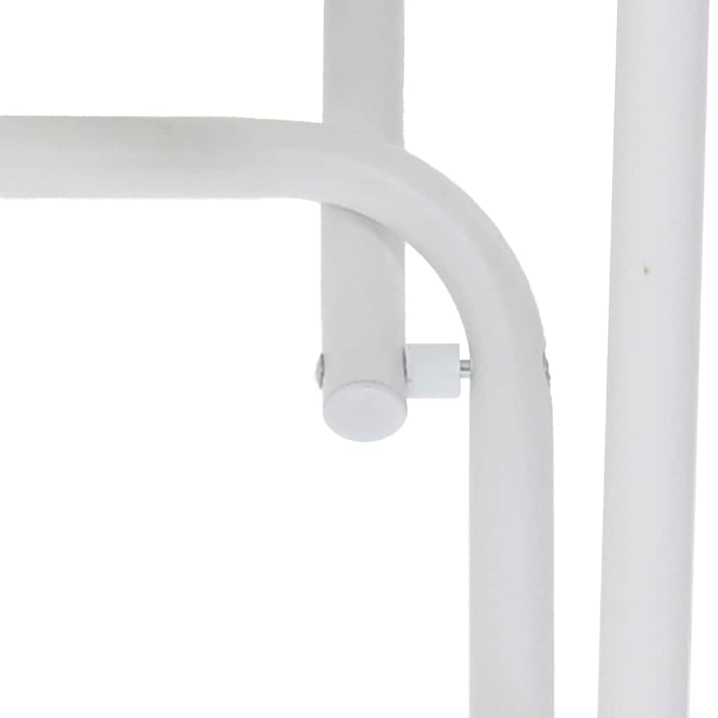 Havemøbel Bord Hvid 50 x 50 x 72 cm Metal