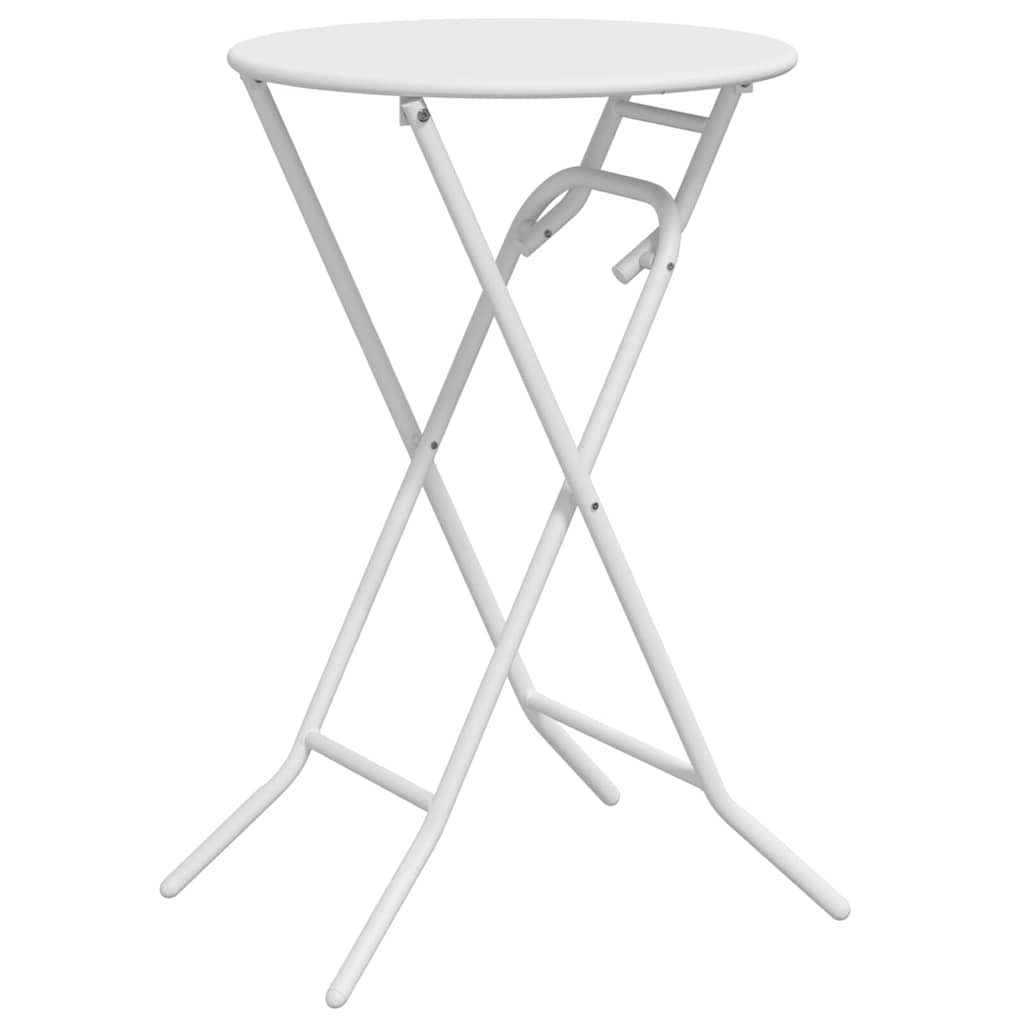 Havemøbel Bord Hvid 50 x 50 x 72 cm Metal
