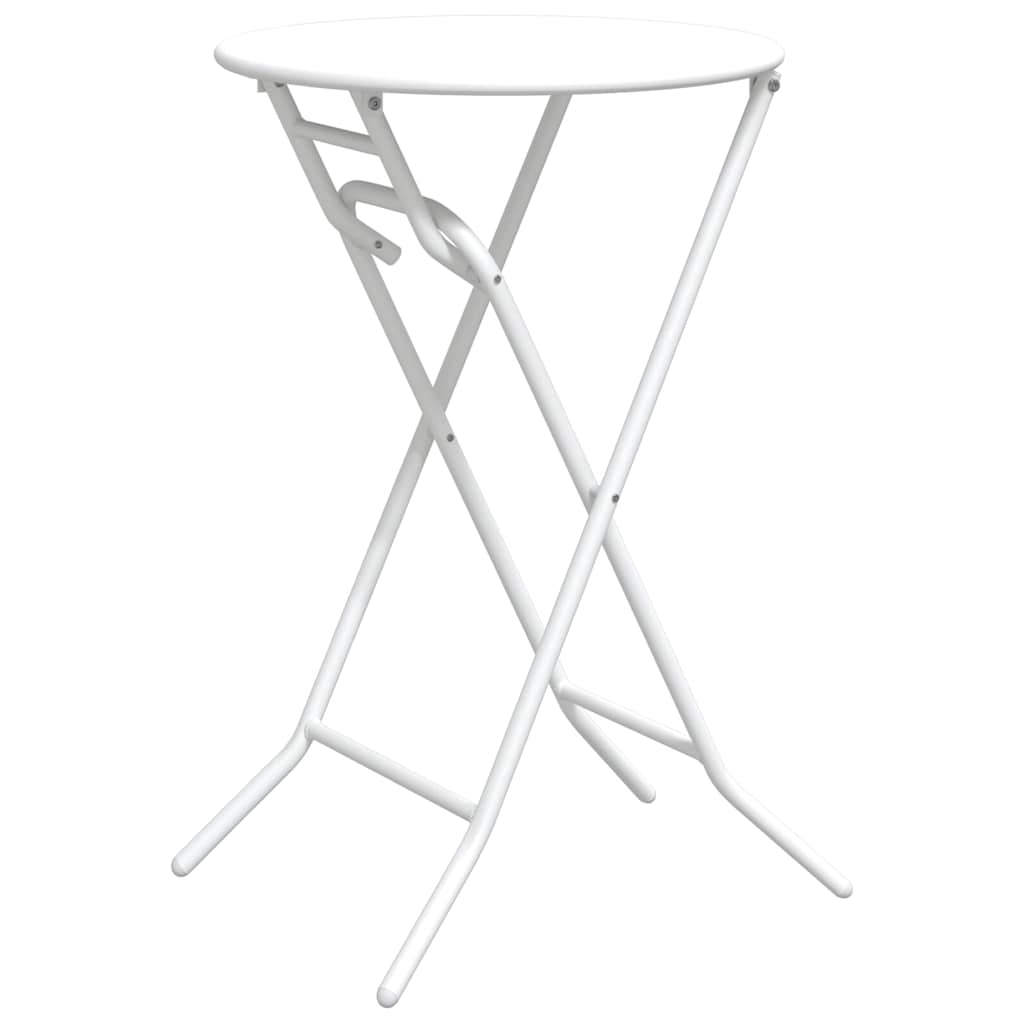 Havemøbel Bord Hvid 50 x 50 x 72 cm Metal