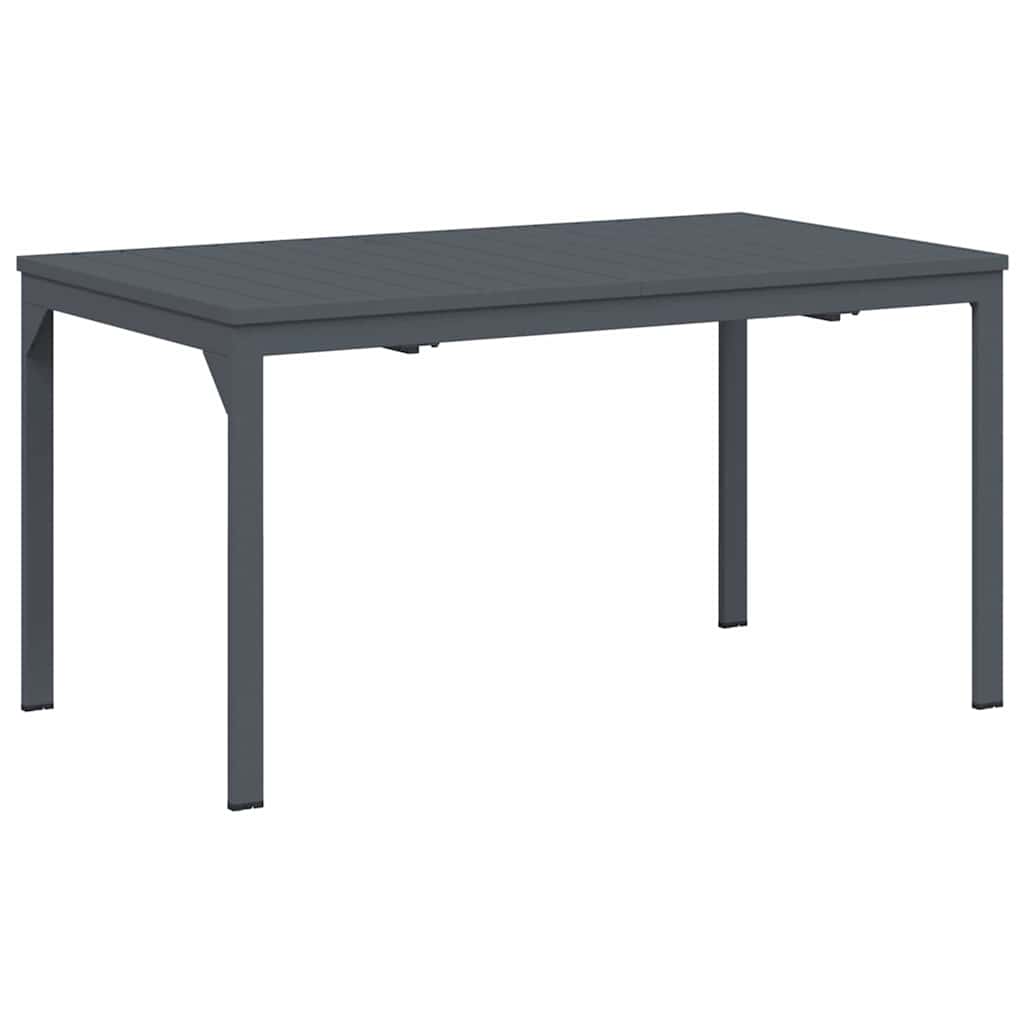 Terrassebord Antracit 180 x 80 x 74 cm Pulverlakeret stål