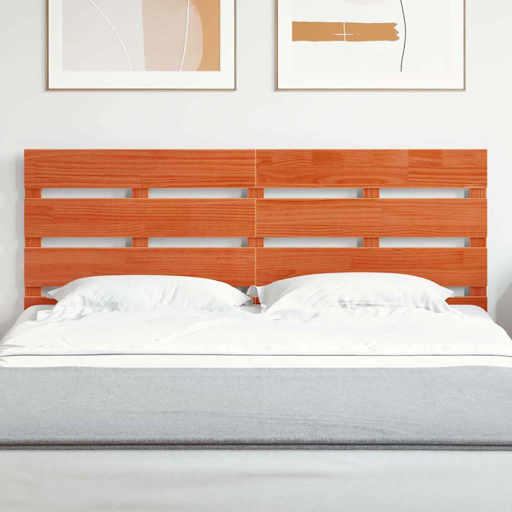 Hovedgærde Brun 140,5 x 3 x 80 cm Massiv fyrretræ