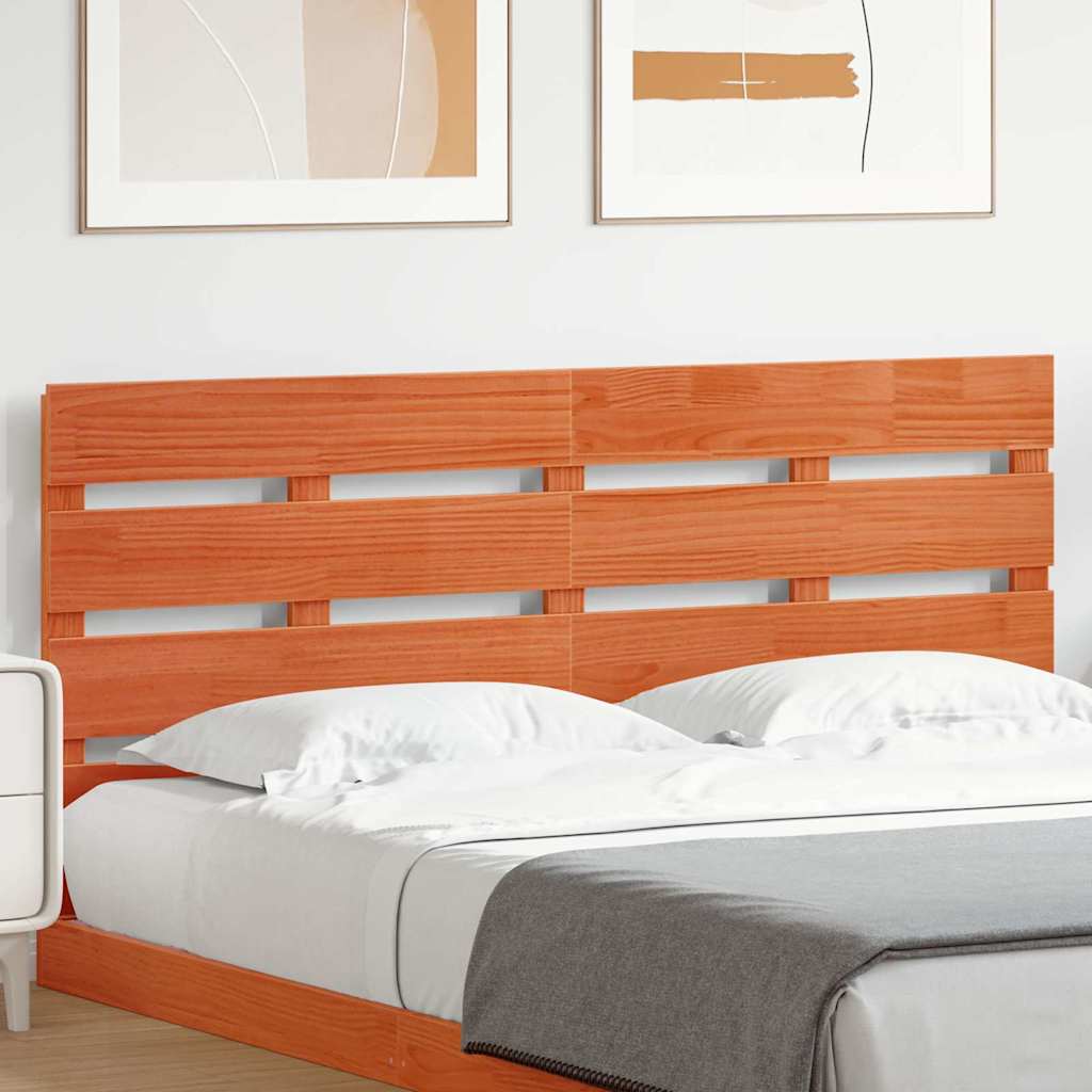 Hovedgærde Brun 140,5 x 3 x 80 cm Massiv fyrretræ