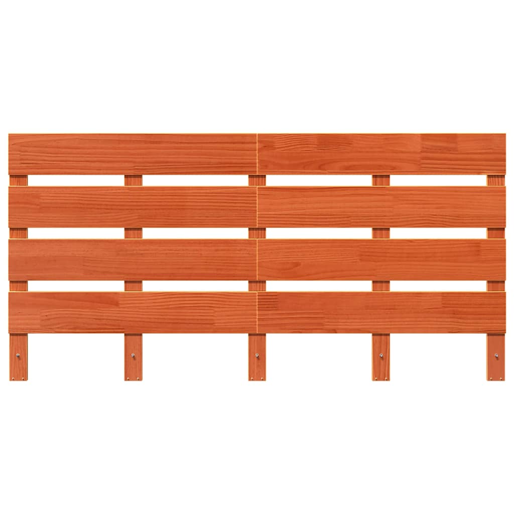 Hovedgærde Brun 140,5 x 3 x 80 cm Massiv fyrretræ