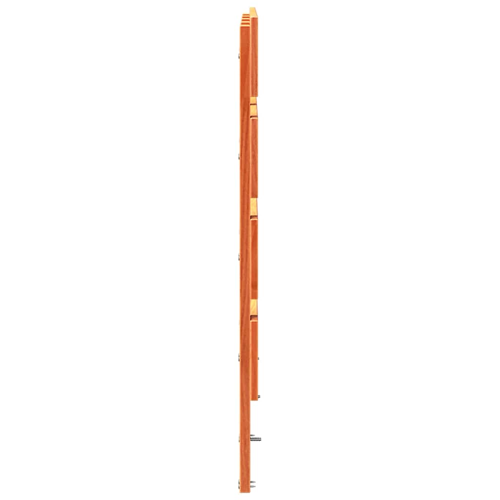Hovedgærde Voks brun 160,5 x 3 x 80 cm Massiv fyrretræ