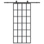 skydedør med hardwaresæt 90x205 cm ESG glas sort
