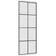 skydedør med hardwaresæt 76x205 cm ESG glas sort