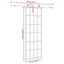 skydedør med hardwaresæt 76x205 cm ESG glas sort