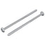 Skrue 2 stk. Sølv M6 x 120 mm Stål
