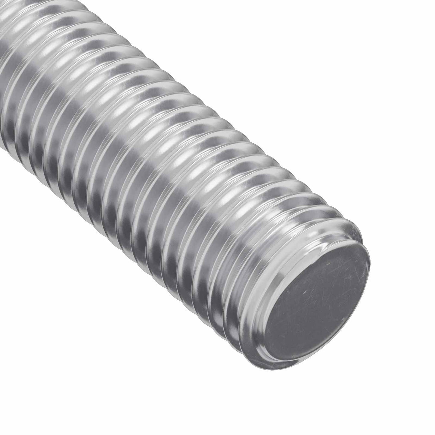 Gevindstænger 2 stk. Sølv M6 x 120 mm Metal