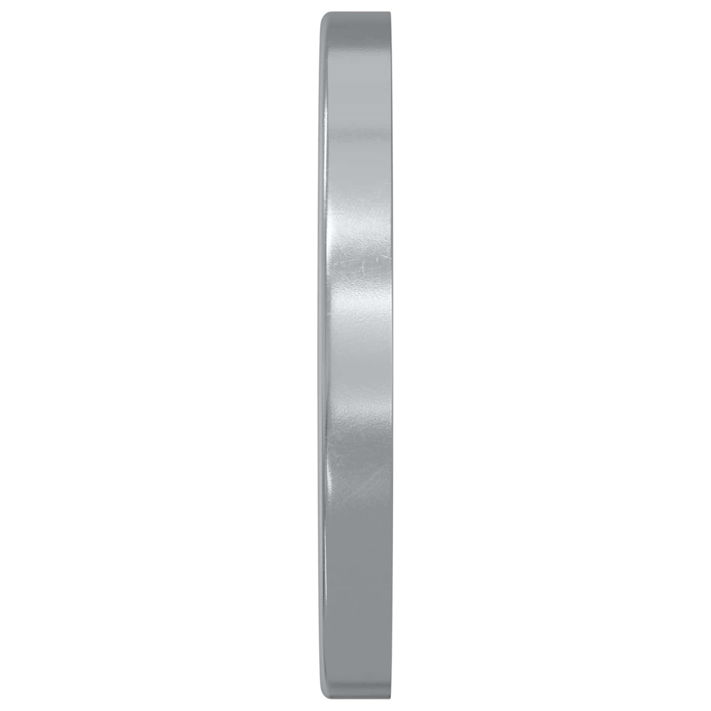 Skiver 2 stk. Sølv 10 x 10 x 1,2 mm Stål