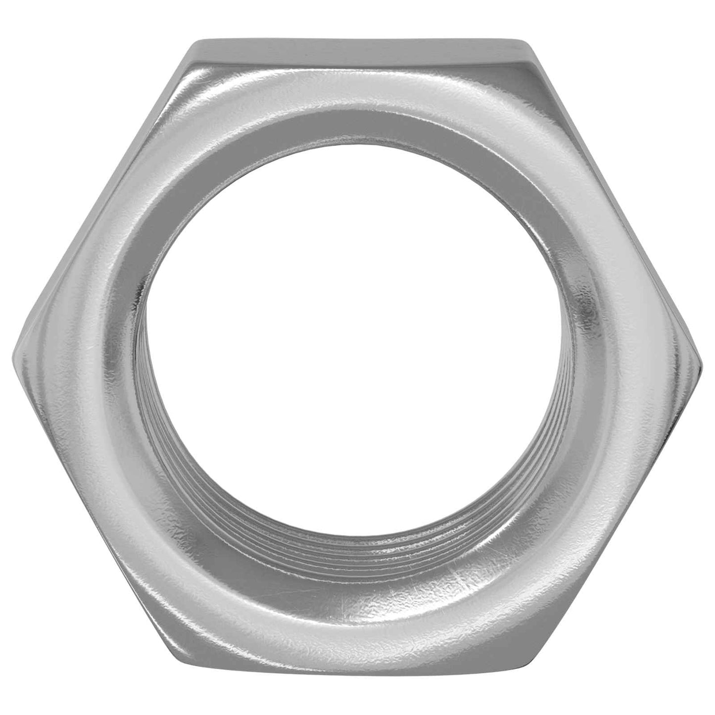 Sekskantmøtrik 2 stk. Sølv M6 Metal