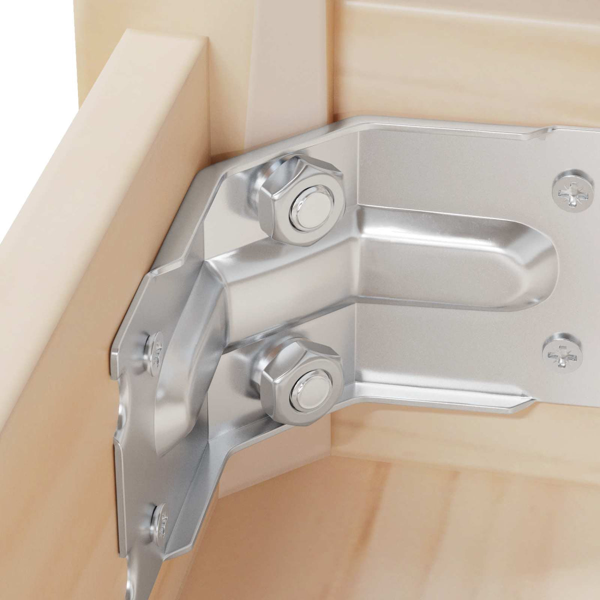 Sekskantmøtrik 12 stk. Sølv m8 Metal