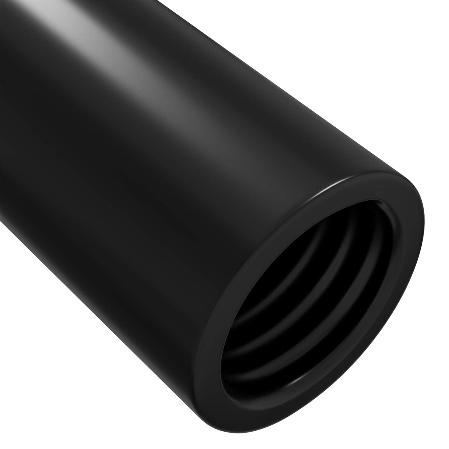 Sleeve Møtrikker 12 stk. Sort M4 x 14,5 mm Metal