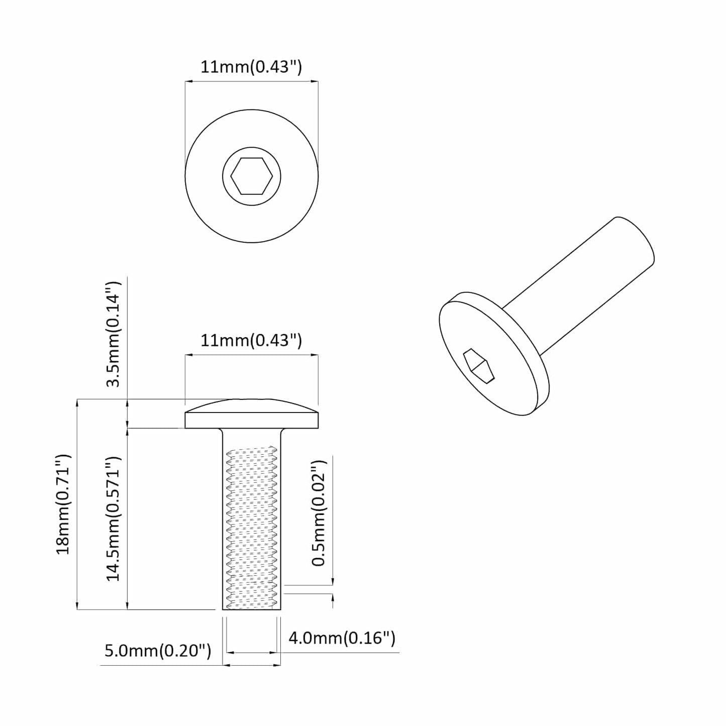 Sleeve Møtrikker 8451 stk. Sort Metal