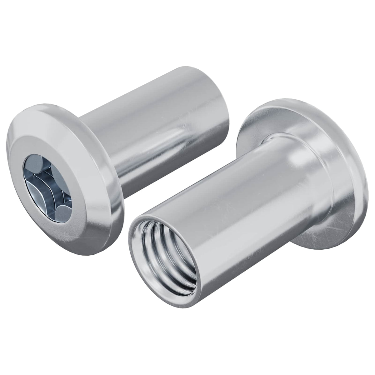 Låse Skive 2 stk. Nikkel M6 x 15 mm Stål
