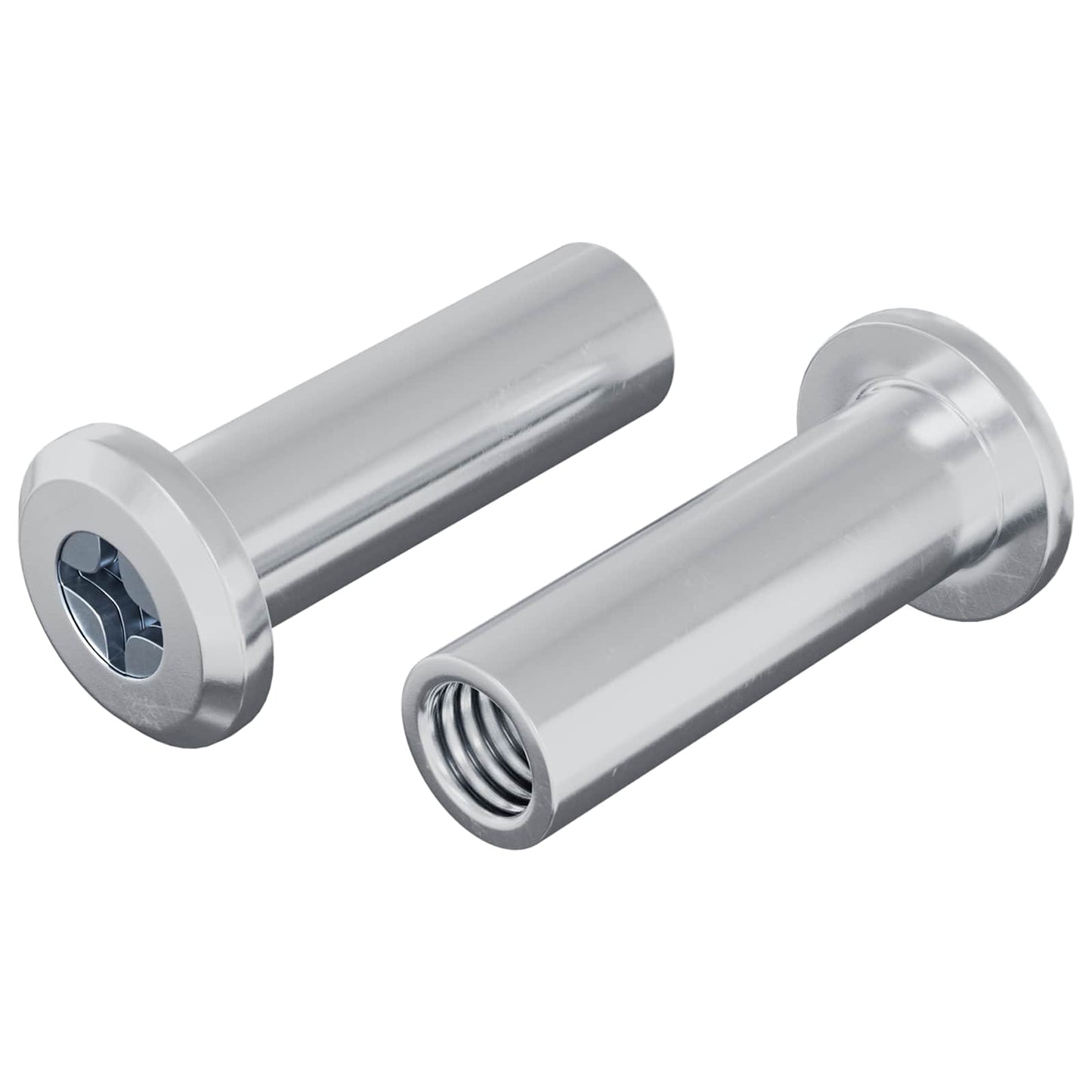 Låse Skive 2 stk. Sølv M6 x 25 mm Stål