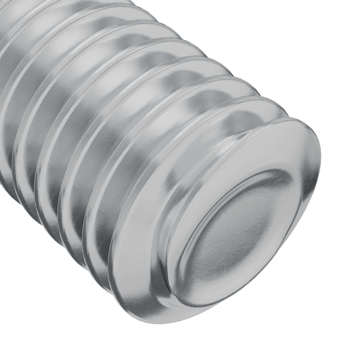 Låseskrue Ensfarvet 2 stk. Sølv M6 x 12 mm Stål