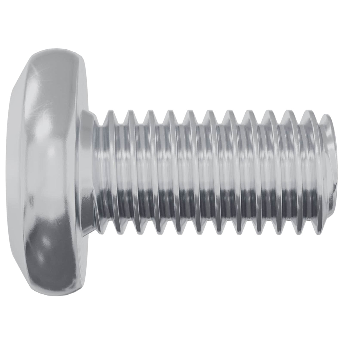Låseskrue Ensfarvet 12 stk. Sølv M6 x 12 mm Stål