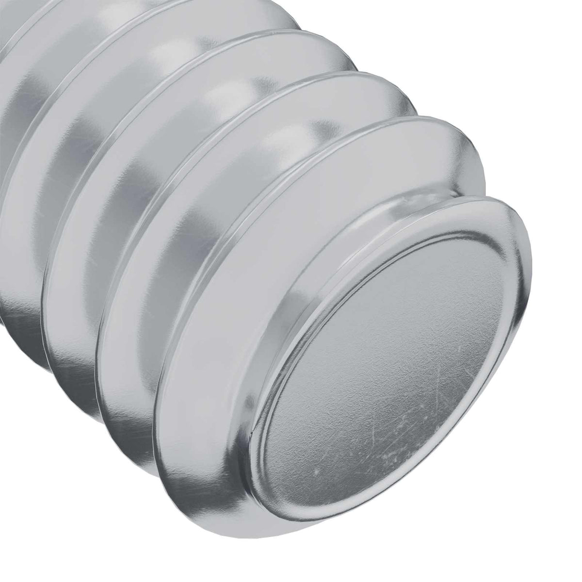 Hovedlås Skrue 2 stk. Sølv M6 x 15 mm Stål