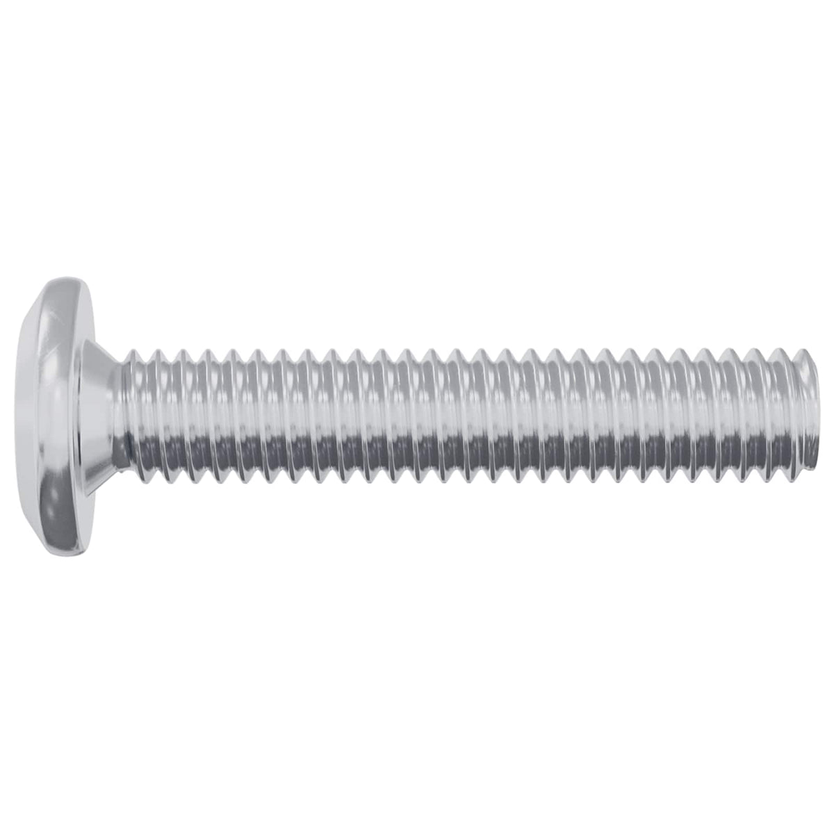 Hovedlås Skrue 2 stk. Sølv M6 x 30 mm Stål