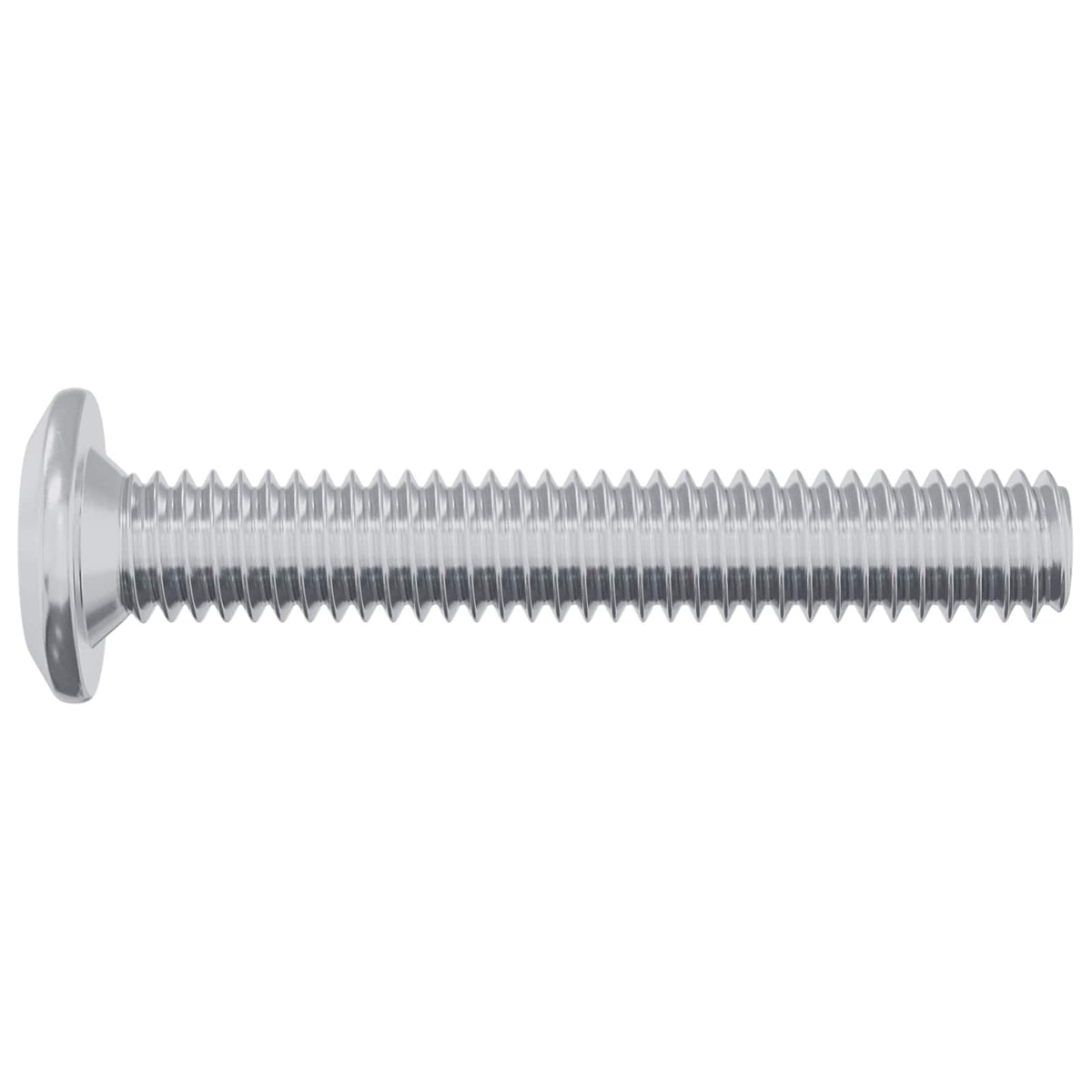 Hovedlås Skrue 2 stk. Sølv M6 x 35 mm Stål
