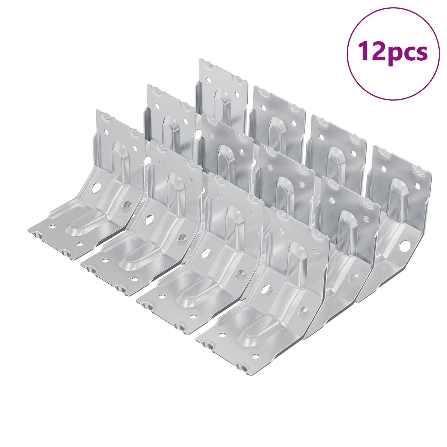 Beslag 12 Zinkbelagt 106 x 55 x 1,5mm Stål