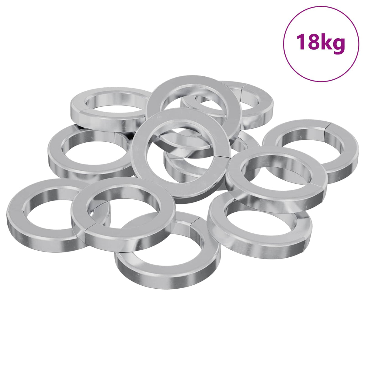 Fjedervasker 15929 stk. Hvid Jern