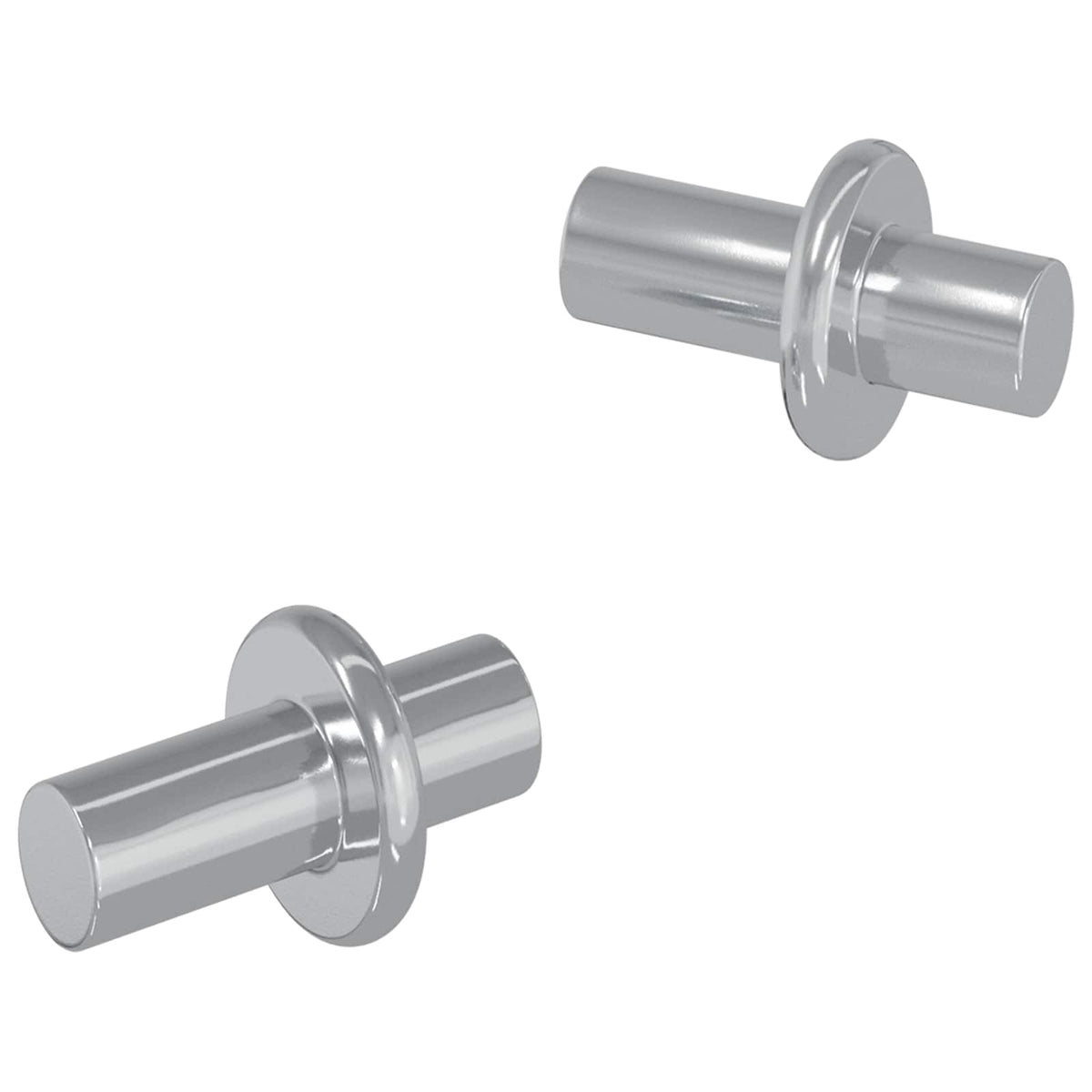 Hylde Peg 2 stk. Sølv 8,6 x 8,6 x 14,6 mm Stål