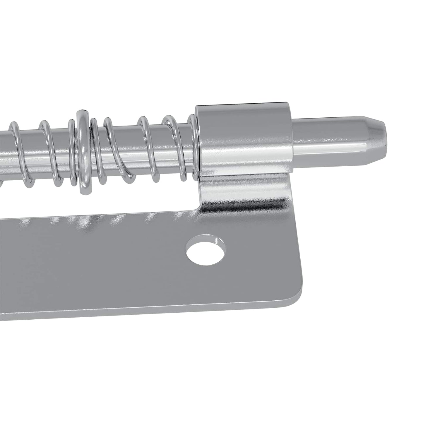 Lås 2 stk. Sølv 46 x 17 x 1,2 mm Stål